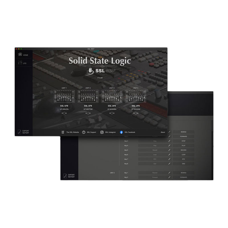 کنترلر نرم افزار Solid State Logic UF8